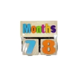 مکعب چوبی روز (گاه) شمار کودک سه تیکه