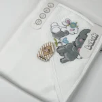 پتو دور پیچ نوزاد بِ بِ ک Bebek طرح فیل و خرگوش - تصویر 2