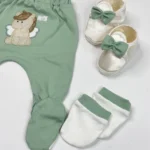 ست جعبه ای 9 تیکه دانالو Danaloo سایز 0-3 طرح اسب - تصویر 11