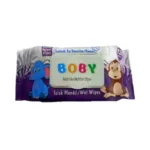 دستمال مرطوب کودک بابی Boby تعداد 120 عددی