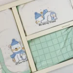 ست جعبه ای 5 تیکه نی نی سا Ninisun  سایز 0-3 طرح خرس - تصویر 3