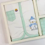 ست جعبه ای 5 تیکه نی نی سا Ninisun  سایز 0-3 طرح خرس - تصویر 2