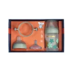 ست شیشه شیر و لیوان سوپاپ دار هارت بی بی HeartBaby با سری اضافه