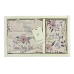 ست جعبه ای 5 تیکه دانالو Danaloo سایز 0-3 طرح گل