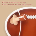 ظرف سیلیکونی با قاشق و چنگال طرح توپ - تصویر 3