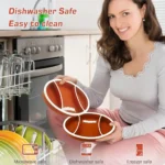 ظرف سیلیکونی با قاشق و چنگال طرح توپ - تصویر 7