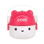 ظرف غذا (لانچ باکس) طرح خرس حجم ۸۰۰ میلی لیتر