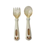 قاشق و چنگال دسته ژله ای جعبه دار