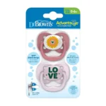 پستونک دکتر براونز Dr browns جفتی 0-6 - تصویر 2