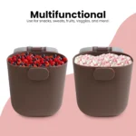 انبار شیر خشک نوزاد طرح خرس 250 میل قاشق دار - تصویر 2