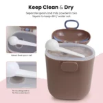 انبار شیر خشک نوزاد طرح خرس 250 میل قاشق دار - تصویر 3