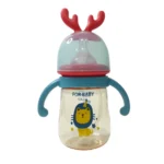 شیشه شیر دسته دار فور بی بی For Baby حجم 240 میلی لیتر شاخ دار