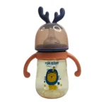 شیشه شیر دسته دار فور بی بی For Baby حجم 240 میلی لیتر شاخ دار - تصویر 3