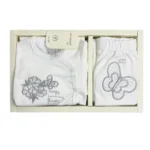 ست جعبه ای 5 تیکه دانالو Danaloo سایز 3-6 طرح پروانه