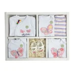 لباس جعبه ای 19 تیکه کوکالو Cocalo طرح پروانه سایز 0-3