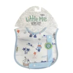 پیشبند و بند پستانک نوزاد لیتل می Litte Me طرح دار - تصویر 3