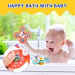 جغجغه چسبونکی چرخشی پروانه بی بی راتل Baby Rattle - تصویر 3