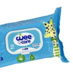 دستمال مرطوب روغن پنبه دانه و عصاره جو وی کر WeeCare تعداد 72 عددی