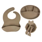 ست ظرف غذا سیلیکونی کودک 5 تکه