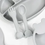 ست ظرف غذا سیلیکونی کودک 5 تکه - تصویر 5