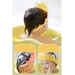 کلاه حمام لبه دار کودک طرح تاج - تصویر 6