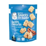 بیسکوئیت (کراکر) کودک با طرح حیوانات گربرGeber دارچین و گراهام 170+ گرم