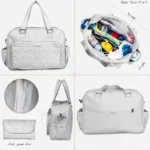 کیف لوازم کودک چرم دکمه دار کوکالو Cocalo - تصویر 3