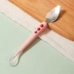 قاشق دوکاره جعبه دار استیل و سیلیکونی - تصویر 3