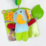 آویز کریر زنگوله ای کودک طرح حیوانات لثه گیر دار - تصویر 2