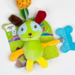 آویز کریر زنگوله ای کودک طرح حیوانات لثه گیر دار - تصویر 3