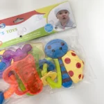 اسباب بازی جغجغه نوزاد راتلز بی بی Rattles Baby بسته 4 عددی - تصویر 3