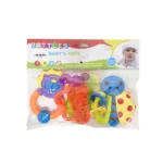 اسباب بازی جغجغه نوزاد راتلز بی بی Rattles Baby بسته 4 عددی