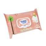 دستمال مرطوب حاوی روغن بادام و عصاره جوانه گندم وی کر WeeCare بسته 72 عددی - تصویر 4