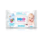 دستمال مرطوب کودک نینو Nino حاوی روغن کالاندولا 70 عددی