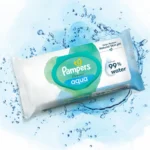 دستمال مرطوب کودک پمپرز Pampers مدل Aqua  بسته 48 عددی - تصویر 3