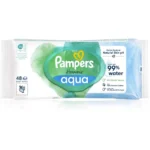دستمال مرطوب کودک پمپرز Pampers مدل Aqua  بسته 48 عددی