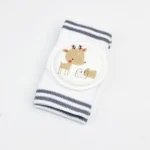 زانوبند نوزاد طوسی فانتزی طرح حیوانات - تصویر 5