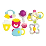 ست جغجغه و لثه گیر پازل راتل Puzzle Rattle بسته 7 عددی - تصویر 2