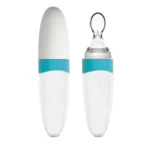 سرلاک خوری نوزاد سیلیکونی وی کر Wee Care قاشق دار - تصویر 2