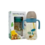 شیشه شیر دسته دار Baby PPSU Bottle عسلی 300 میلی لیتر