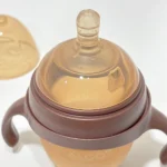 شیشه شیر دسته دار آلگو ALGO عسلی 150 میلی لیتر - تصویر 3