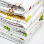 ملحفه (دورپیچ) نوزاد مدل  موسلین سی آر سایز بزرگ - تصویر 2