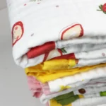 ملحفه (دورپیچ) نوزاد مدل  موسلین سی آر سایز بزرگ - تصویر 8