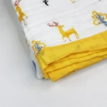 ملحفه (دورپیچ) نوزاد مدل  موسلین سی آر سایز بزرگ - تصویر 5