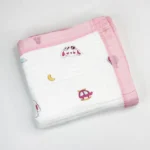 ملحفه (دورپیچ) نوزاد مدل  موسلین سی آر سایز بزرگ - تصویر 6