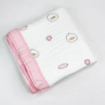 ملحفه (دورپیچ) نوزاد مدل  موسلین سی آر سایز بزرگ - تصویر 11