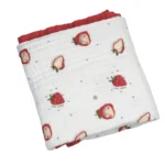 ملحفه (دورپیچ) نوزاد مدل  موسلین سی آر سایز بزرگ