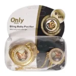 پستانک نگینی نوزاد اونلی بی بی OnlyBaby با زنجیر لاکچری - تصویر 2