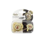 پستانک نگینی نوزاد اونلی بی بی OnlyBaby با زنجیر لاکچری - تصویر 4