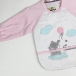 پیش بند نوزادی آستین دار مام هیرو MomHero مخزن دار - تصویر 3